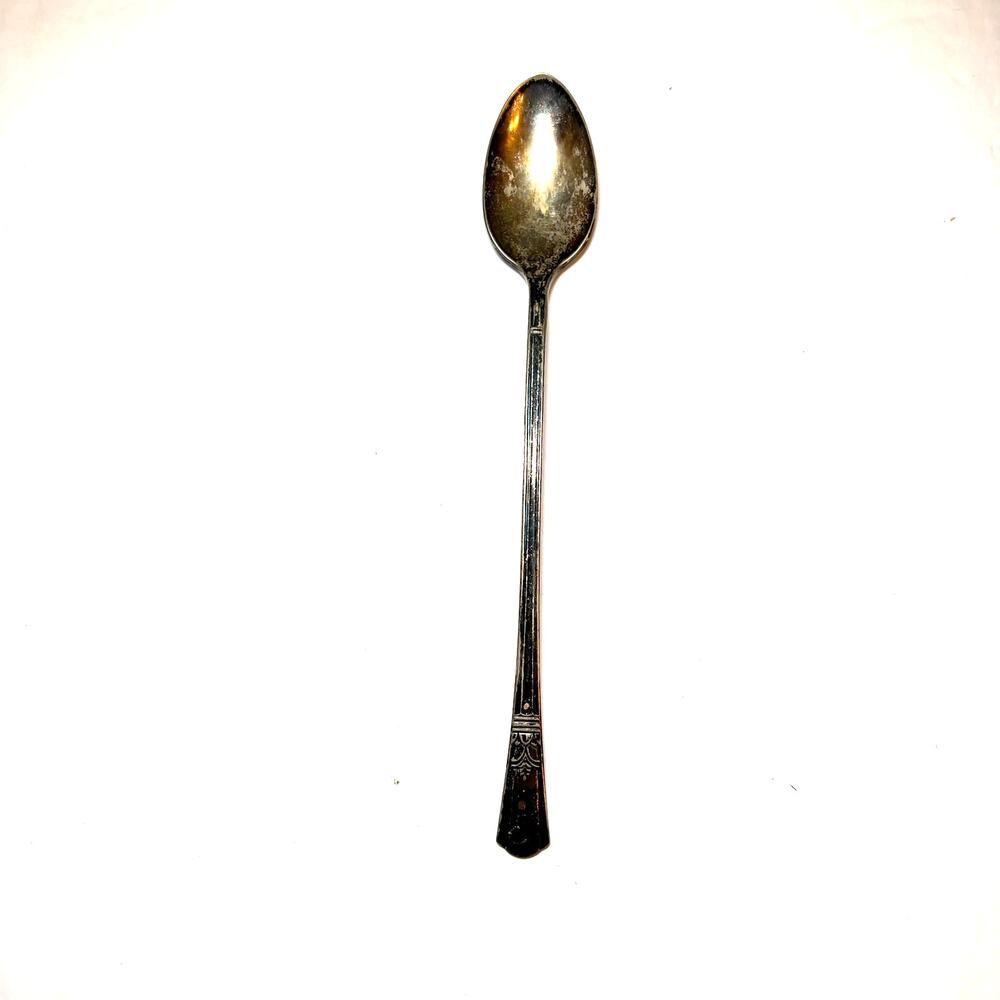 Vintage Court Silverplate Teaspoon Art Deco Flatware Spoon Replacement 7.5"